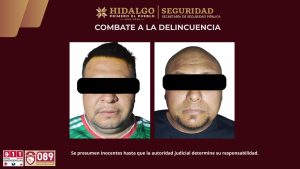 Ejecutan dos cateos en Tulancingo; asegura a dos hombres y vehículos robados