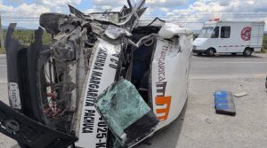 Cuatro lesionados tras choque de colectiva en la Pachuca – Sahagún