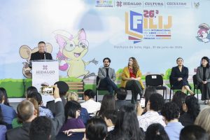 Menchaca inaugura Feria Internacional del Libro Infantil y Juvenil Hidalgo 2026