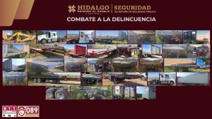 Recuperan 33 unidades robadas de autotransporte federal, tras desmantelar un predio clandestino en Hidalgo