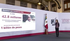 Programas para el Bienestar son apoyo directo a la gente y a la economía: Sheinbaum