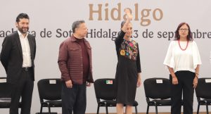“En Hidalgo tiene un ejército de mujeres y hombres con gran disposición”, afirma Menchaca a Sheinbaum