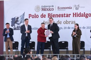 Consolidan el futuro industrial de Hidalgo con el Polo de Bienestar en Zapotlán